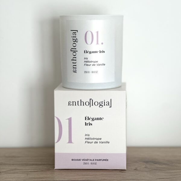 Bougie parfumée 01. Elégante Iris – Image 2