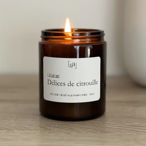 Bougie parfumée édition limitée "Délices de citrouille"
